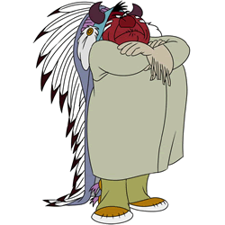 How to Draw Indian Chief from Peter Pan Step by Step