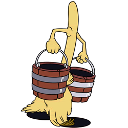 How to Draw the Broom from Fantasia Step by Step