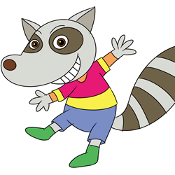 How to Draw a Cartoon Raccoon Step by Step