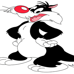How to Draw Sylvester Step by Step