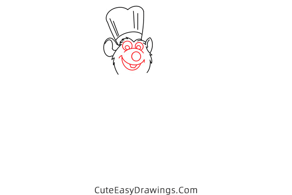 how to draw remy from ratatouille - www.cuteeasydrawings.com
