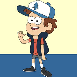 How to Draw Dipper Pines Step by Step