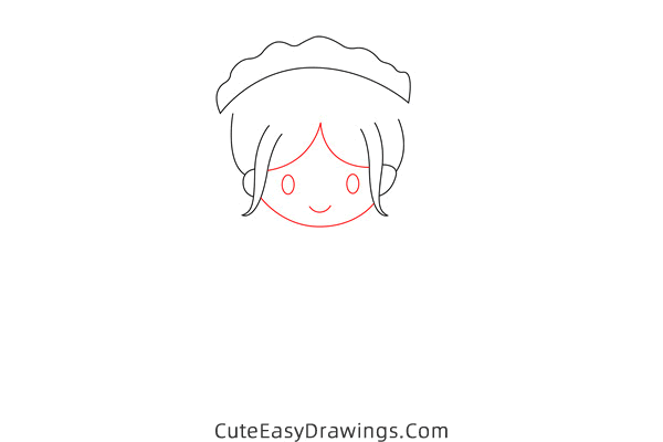 how to draw a bride - www.cuteeasydrawings.com