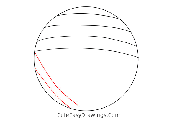 how to draw a ball of yarn - www.cuteeasydrawings.com