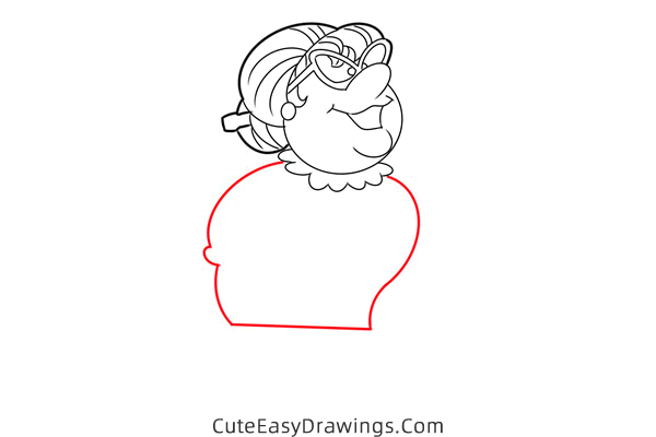 how to draw the teacher from frosty the snowman - www.cuteeasydrawings.com