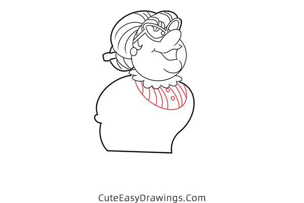 how to draw the teacher from frosty the snowman - www.cuteeasydrawings.com