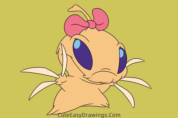 how to draw clip from lilo stitch - www.cuteeasydrawings.com