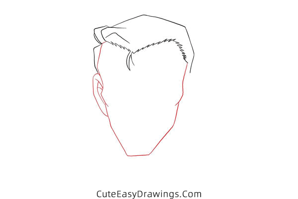 how to draw kogoro mouri from detective conan - www.cuteeasydrawings.com