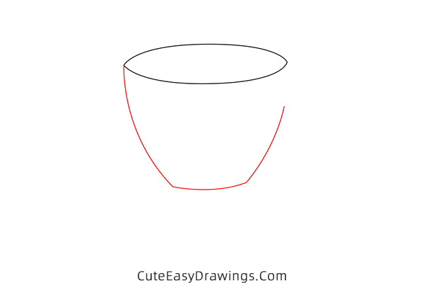 how to draw a teacup - www.cuteeasydrawings.com