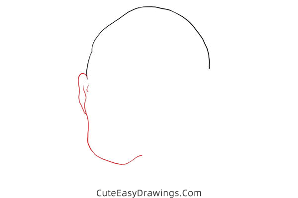 how to draw kashira from spirited away - www.cuteeasydrawings.com