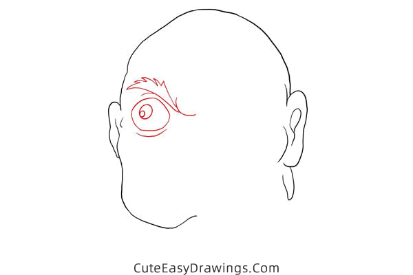 how to draw kashira from spirited away - www.cuteeasydrawings.com