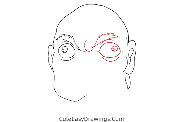 how to draw kashira from spirited away - www.cuteeasydrawings.com