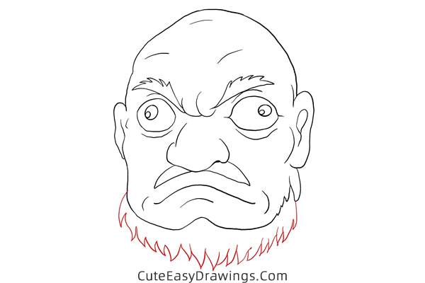 how to draw kashira from spirited away - www.cuteeasydrawings.com