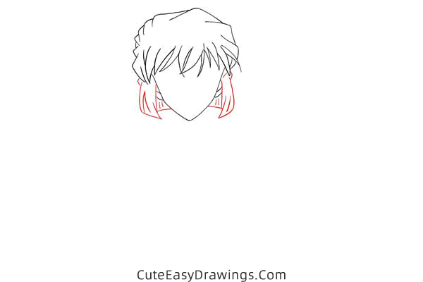 how to draw shiho miyano from detective conan - www.cuteeasydrawings.com