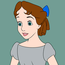 How to Draw Wendy Darling from Peter Pan Step by Step