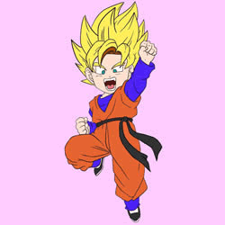 How to Draw Son Goten from Dragon Ball Step by Step