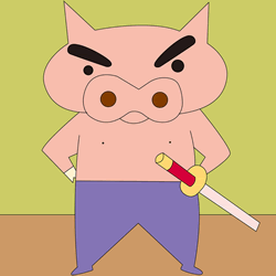 How to Draw Buriburizaemon from Crayon Shin-chan Step by Step