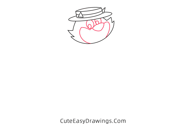 how to draw top cat - www.cuteeasydrawings.com