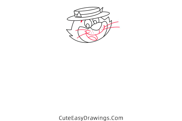 how to draw top cat - www.cuteeasydrawings.com