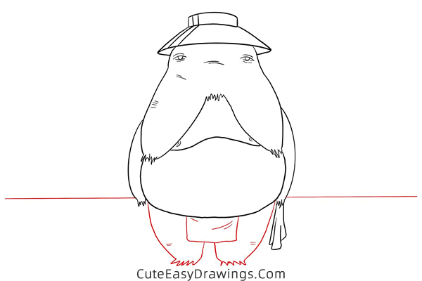 how to draw radish spirit from spirited away - www.cuteeasydrawings.com