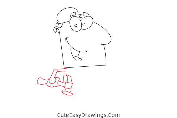 how to draw a construction worker - www.cuteeasydrawings.com