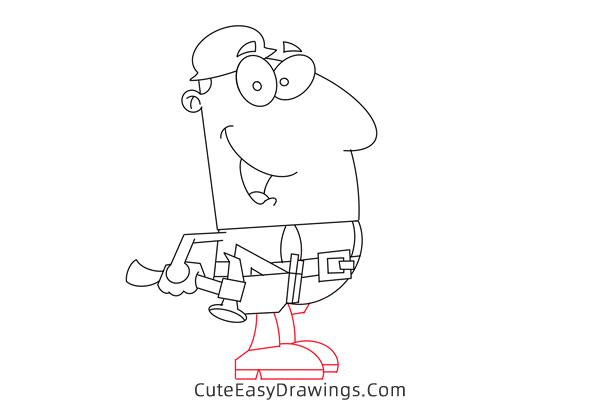 how to draw a construction worker - www.cuteeasydrawings.com