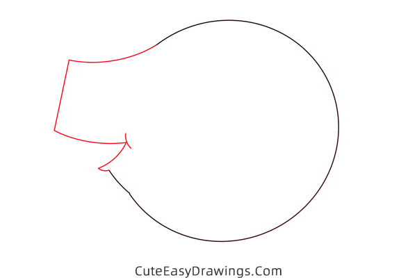 how to draw slim pig - www.cuteeasydrawings.com