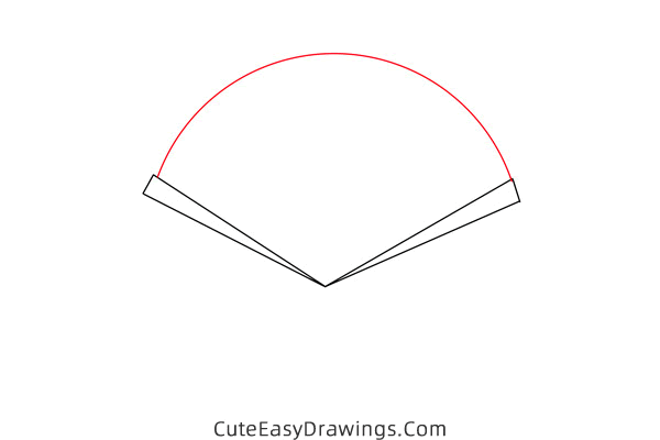 how to draw a hand fan - www.cuteeasydrawings.com