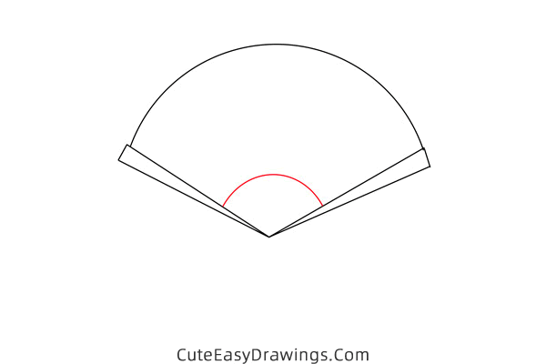 how to draw a hand fan - www.cuteeasydrawings.com