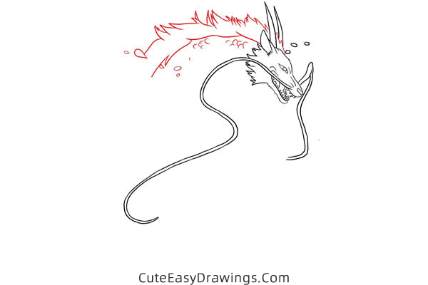 how to draw river spirit from spirited away - www.cuteeasydrawings.com