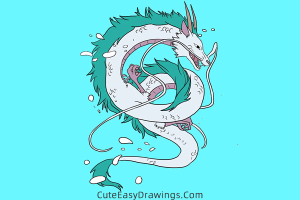 how to draw river spirit from spirited away - www.cuteeasydrawings.com