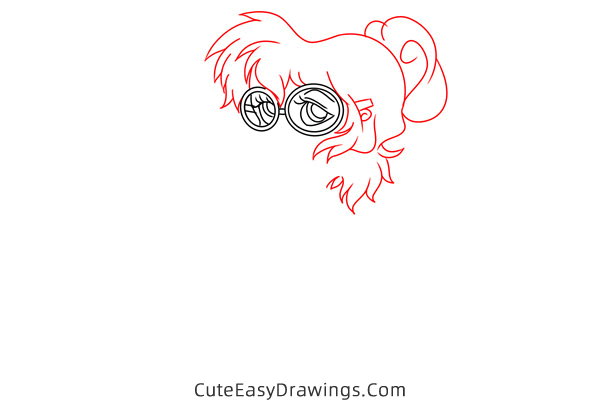 how to draw jeanette from alvin and the chipmunks - www.cuteeasydrawings.com