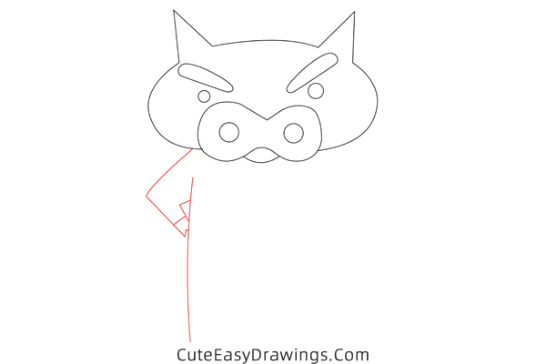how to draw buriburizaemon from crayon shin chan - www.cuteeasydrawings.com