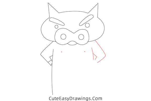 how to draw buriburizaemon from crayon shin chan - www.cuteeasydrawings.com