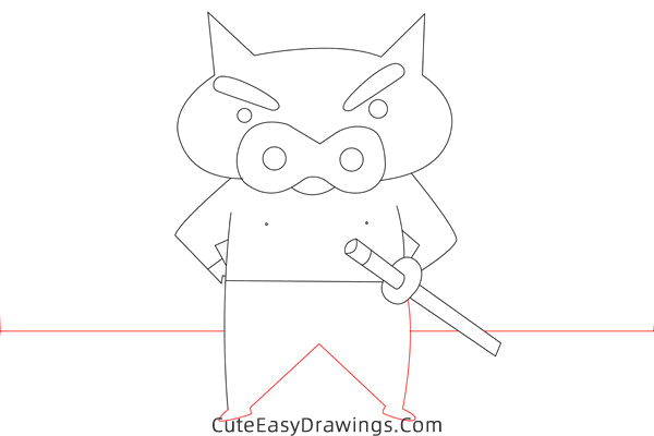 how to draw buriburizaemon from crayon shin chan - www.cuteeasydrawings.com