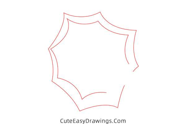 how to draw a spider web - www.cuteeasydrawings.com
