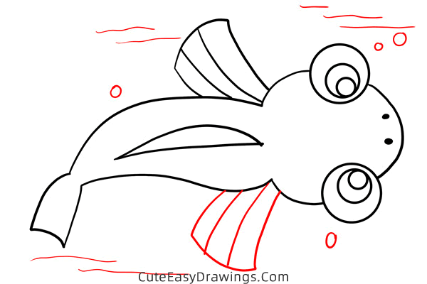 how to draw a fish easy - www.cuteeasydrawings.com