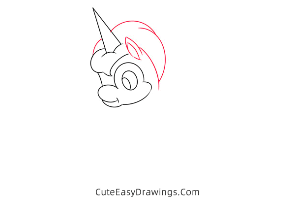 how to draw unicorn from fantasia - www.cuteeasydrawings.com