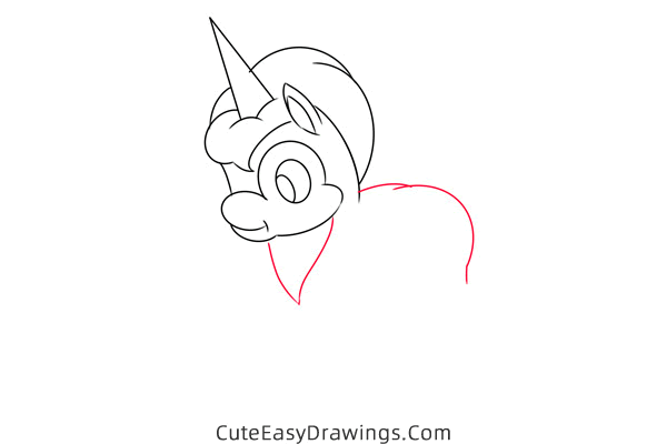 how to draw unicorn from fantasia - www.cuteeasydrawings.com
