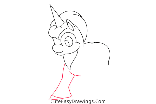 how to draw unicorn from fantasia - www.cuteeasydrawings.com