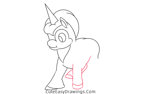 how to draw unicorn from fantasia - www.cuteeasydrawings.com