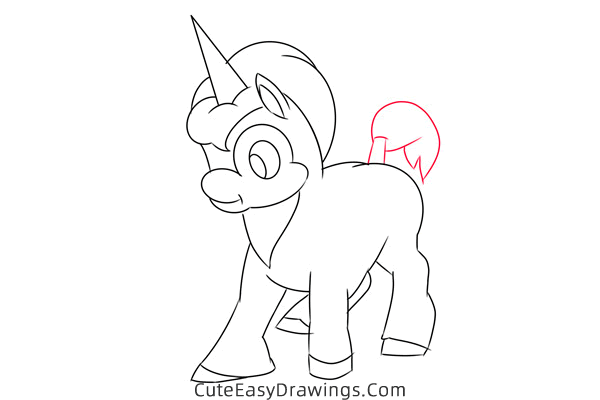 how to draw unicorn from fantasia - www.cuteeasydrawings.com
