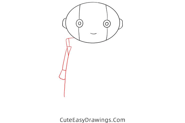 how to draw zeno from dragon ball - www.cuteeasydrawings.com