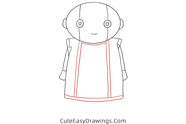 how to draw zeno from dragon ball - www.cuteeasydrawings.com
