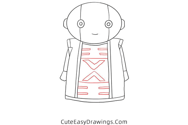 how to draw zeno from dragon ball - www.cuteeasydrawings.com