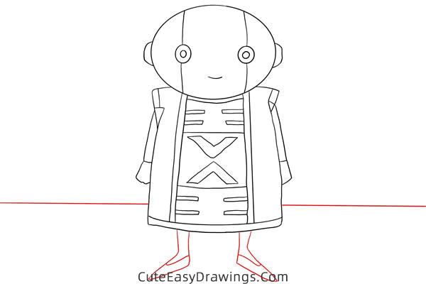 how to draw zeno from dragon ball - www.cuteeasydrawings.com