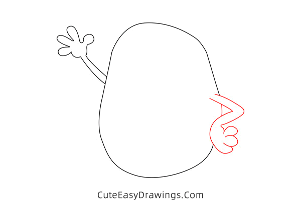 how to draw a cute potato - www.cuteeasydrawings.com