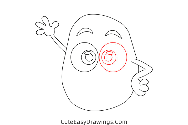how to draw a cute potato - www.cuteeasydrawings.com