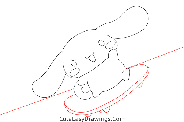 how to draw cinnamoroll - www.cuteeasydrawings.com