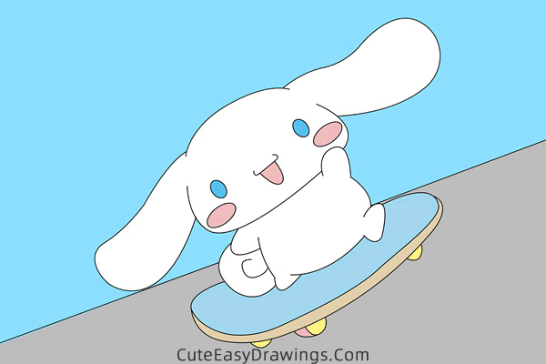 how to draw cinnamoroll - www.cuteeasydrawings.com
